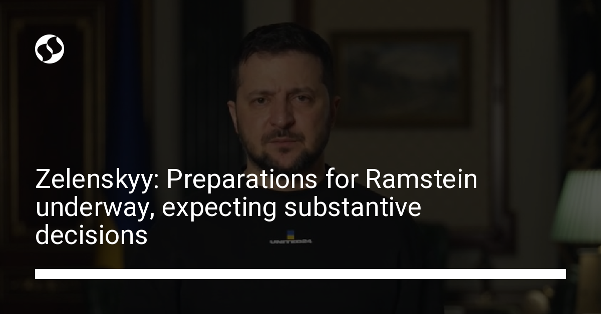 We Are Expecting Substantive Decisions At The Ramstein Meeting ...