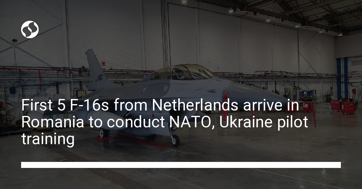 First 5 F-16s From Netherlands Arrive In Romania To Conduct NATO ...