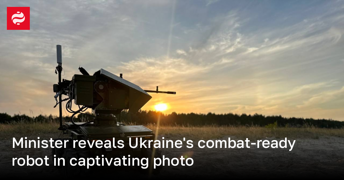 Minister Reveals Ukraine's Combat-ready Robot In Captivating Photo ...